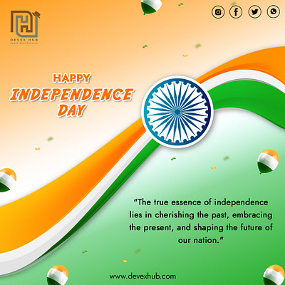 Happy Independence Day creative independence post
