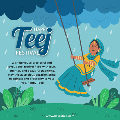 Happy Teej Festival festival teej