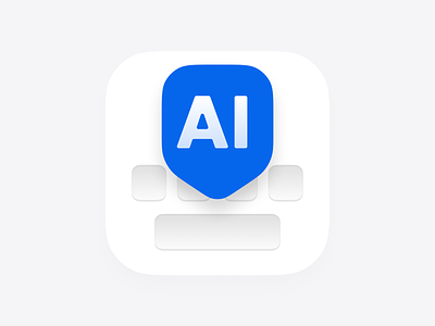 AI Type iOS App Icon Design aikeyboard app icon app icon design apple chatgpt icon ios app ios app icon macos swift swiftui