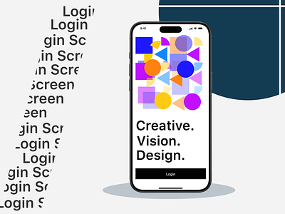 Mockup Design app apple colorful creative design figma iphone mask mobile mockup one screen prototype screen shadow ui user experience user interface ux vision wireframe