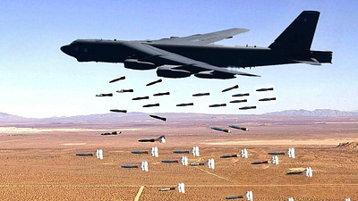 USAF B-52 Bomber Drops Bomb On Target - https://youtu.be/G1y8XSm air force b 52 bomber us video