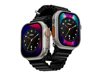 Timeless Casual Apple Watch Ultra Face apple apple watch ultra applewatch casual date design face figma simple time ui watch watchultra