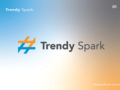 Trendy Spark Logo design branding graphic design logo socialmedia stayahead