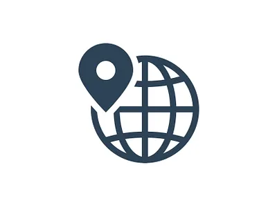 World Location 👇🏽 icon