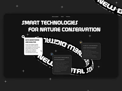 The concept of how to conserve nature design figma ui uiux uiux design ux website design