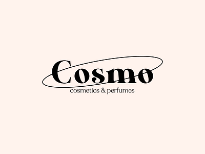 Cosmo cosmetics graphic design logo logo design logodesign logos logotype minimal perfume shop simple space store