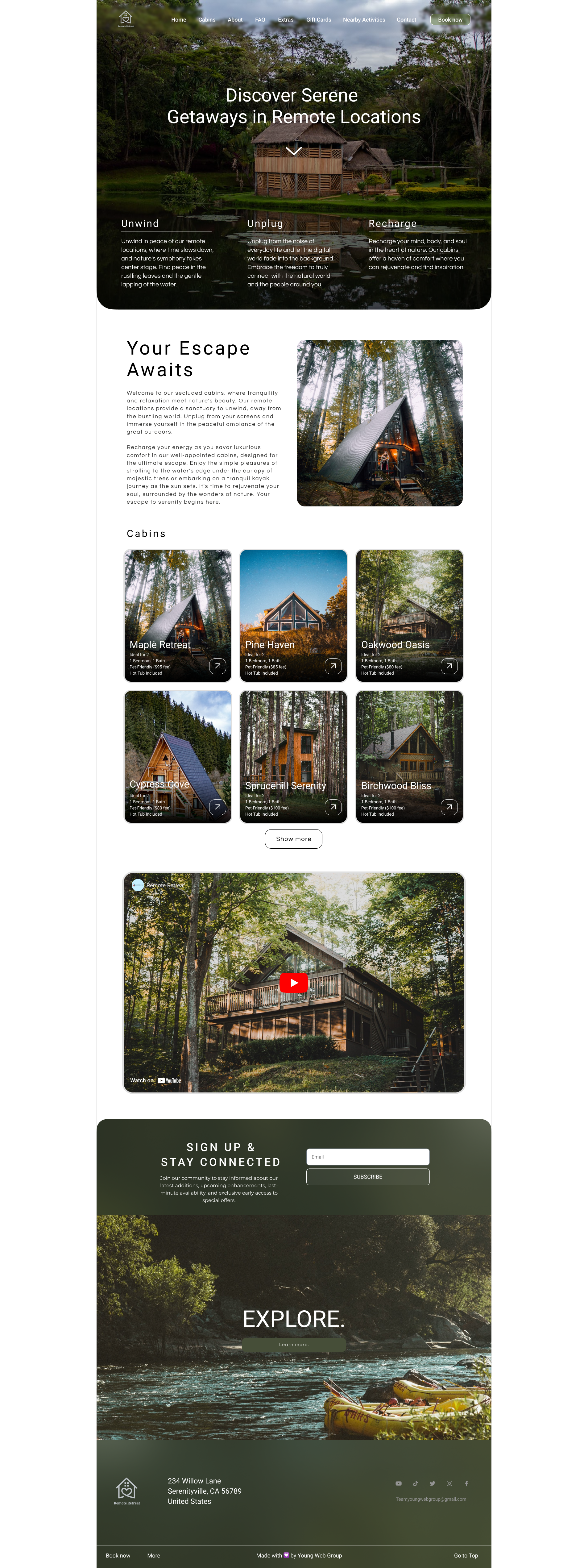 Vacation Rentals branding cabinrentals graphic design logo rentals rentalssite ui uiux ux vacation vacationrentals webdesign