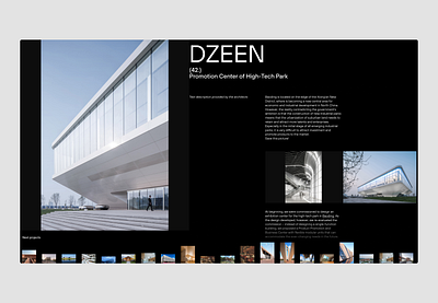De Zeen | architecture and design magazine architecture article branding concept design graphic design longread magazine typography ui web webdesign