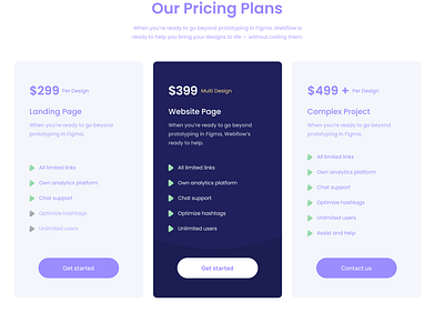 Pricing Landing Page designs, themes, templates and downloadable ...