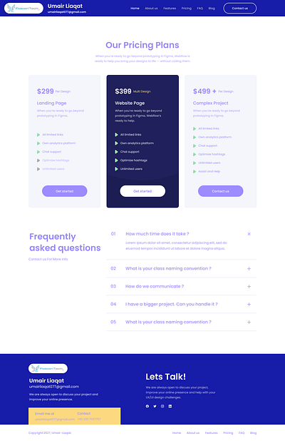 Pricing Plans Landing Page 🚀 figma design landing page pricing pricing landing page pricing variations responsive website variations