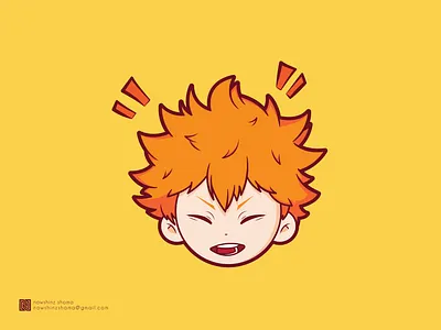Hinata Shoyo anime haikyuu hinata illustration