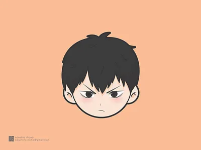 Kageyama anime haikyuu illustration kageyama