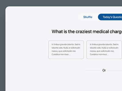 Cue Card suggestor! adobexd consilion design illustration landing page landing page design landing page ui ui uixdesign web page