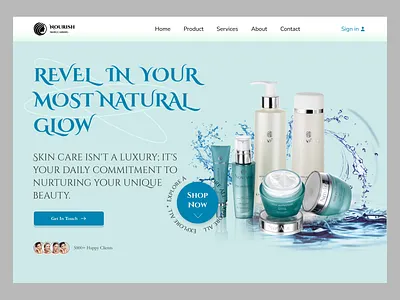 Beauty Skin Care Web Exploration 😍 beauty beauty care beauty website beautyshop cosmetics ecommerce landingpage modern personal care product page design skin care uiux web website