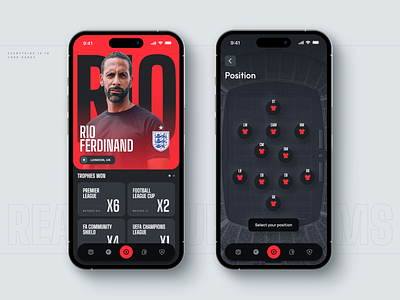 Train Effective - coach app application clean design football interface mobile mobile app platform product soccer sport training ui uiux ux