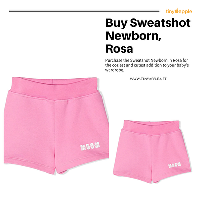 Buy Sweatshot Newborn, Rosa - Tinyapple