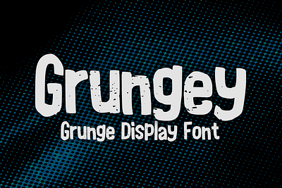 Grungey Font cartoon comic design display font font font design graphic graphic design hand drawn font hand drawn type hand lettering handwritten headline lettering logotype text type design typeface typeface design typography