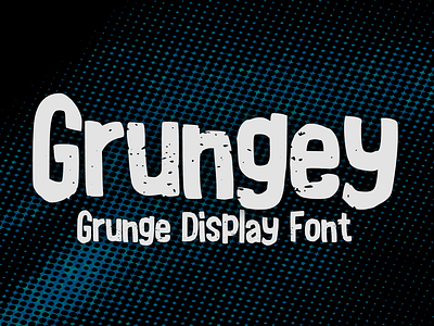 Grungey Font cartoon comic design display font font font design graphic graphic design hand drawn font hand drawn type hand lettering handwritten headline lettering logotype text type design typeface typeface design typography