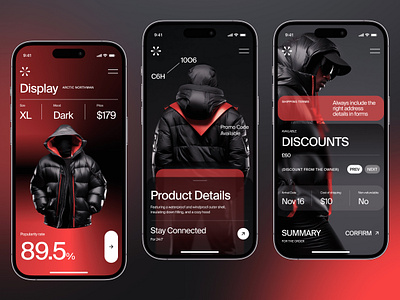 SnowShield - Mobile App Concept clothes concept creative daily ui daily ux design fashion illustration inspiration ios mobile app modern shopping stylish ui ux ux top
