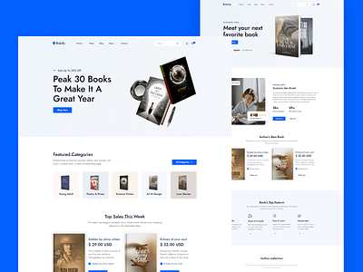 Bokify - Book Website Template book bookshop business cms ecommerce ecommerce store education library online book website online stores portfolio professional website retail seo friendly shop small business webflow template website template