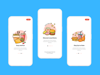 FoodPK UI/UX App Design on boarding Screens app design arabic food app design branding fast food app design food app design foodie app design foodpk graphic design on boarding on boarding screen pakistani food app design ui ui app design ui top app design uiuxdesign ux design