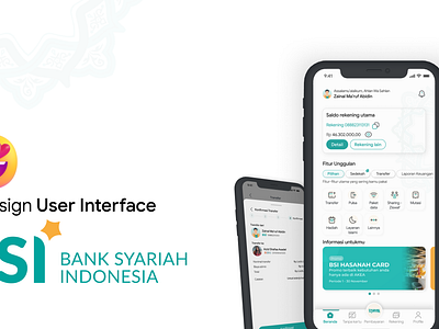 BSI Mobile App - Redesign app bank banking bsi design mbanking mobile redesign syariah ui