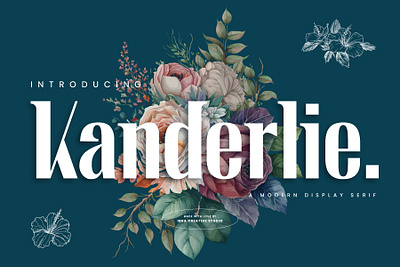 Kanderlie – A Modern Display Serif simple font