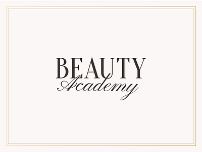 Beauty Academy Visual Identity & Logo Design beauty industry brand identity brandbook branding case study design elegant feminine figma graphic design logo logo design logotype mockup visual identity