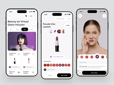 Beauty Make Up AI Mobile - Magic Cam ar ar app beauty ai beauty app beauty ar beauty care beauty ecommerce beauty mobile app beauty mobile ui beauty products beauty ui cosmetics app face ai lipstick ai makeup ai makeup mobile app makeup products mobile app shopping app skin care app