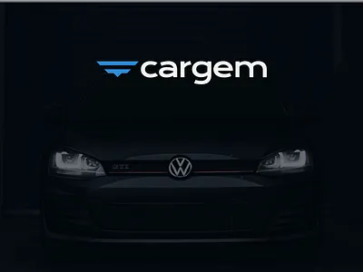 Cargem Logo Design automotive brand identity branding case study design graphic design logo logodesign logotype modern typography visual identity