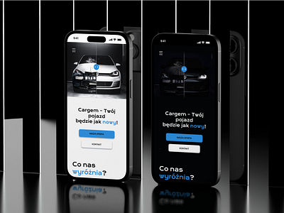 Cargem Website Design brand identity branding car car webiste case study dark design dark mode graphic design light mode modern design ui uiux ux web design website design