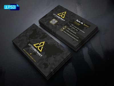 Luxury business card template PSD free download artisolvo brand identity design business card business card design business card designer business card maker business card template fiverr graphic design illustrator luxury luxury business card moo business cards online business card photoshop print ready qr code standard business card size stationery vistaprint