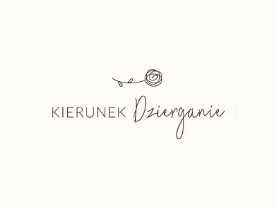 Kierunek Dzierganie Logo Design boho brand identity branding case study cosy style crocheting design femine design femine logo flower graphic design handmade handwritten illustration knitting logo logo design logotype vector visual identity