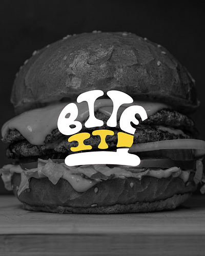 Bite It! | Logo Design and Branding abstract logo branding burger logo business logo custom logo design food logo graphic design graphics logo modern logo playful logo restaurant logo