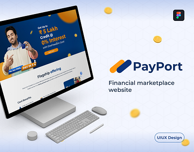 Finance Marketplace Website banking branding cards cash figma finance photoshop ui uiux