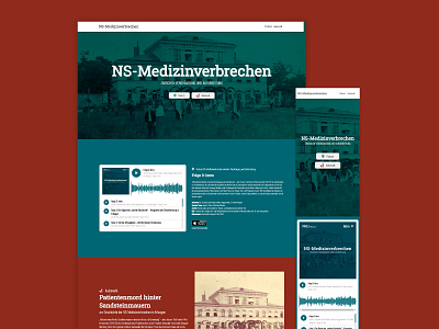 NS-Medizinverbrechen Erlangen design webdesign