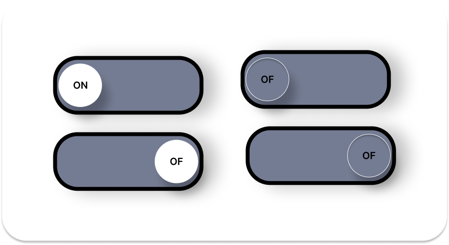 Prompt: On/Off Switch by Neetu Yadav on Dribbble