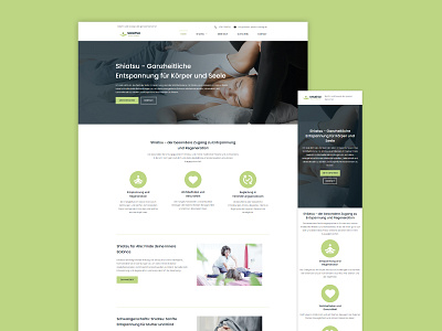 Shiatsu Praxis Freiburg design webdesign