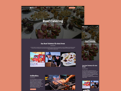 Ruef Catering design webdesign