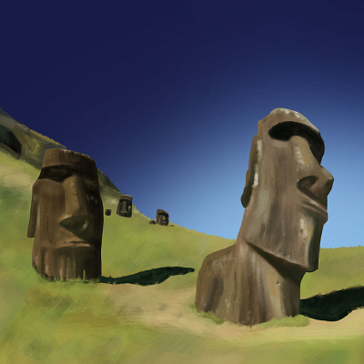 Moai illustration
