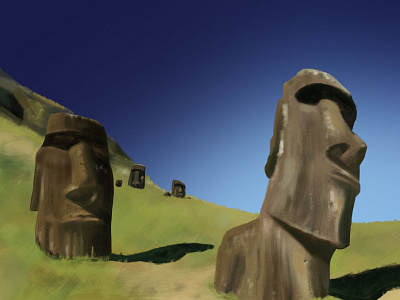 Moai illustration