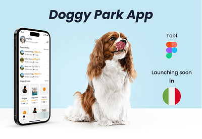 Doggy Park App animal casestudy dog walking app dogs mobile application productdesign prototype ui uidesign ux uxdesign