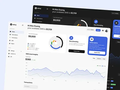 Sebuy - SMS Marketing Platform branding designsystem designtokens ui uiux