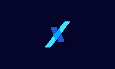 X logos app icon blue branding lettermark logo logo design logotipo logotype monogram teal x letter x logo
