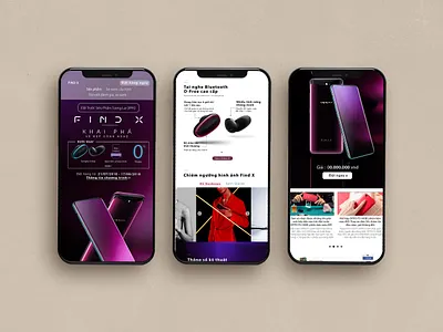 Oppo - Find X - Mobile Design app phone design ui ux