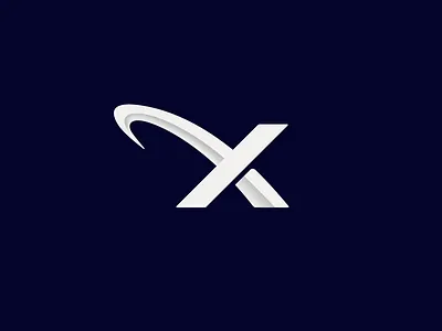 X logos app icon blue lettermark logo logo design logotipo logotype monogram tech technology white x letter x logo
