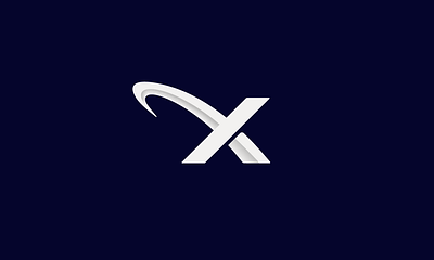 X logos app icon blue lettermark logo logo design logotipo logotype monogram tech technology white x letter x logo