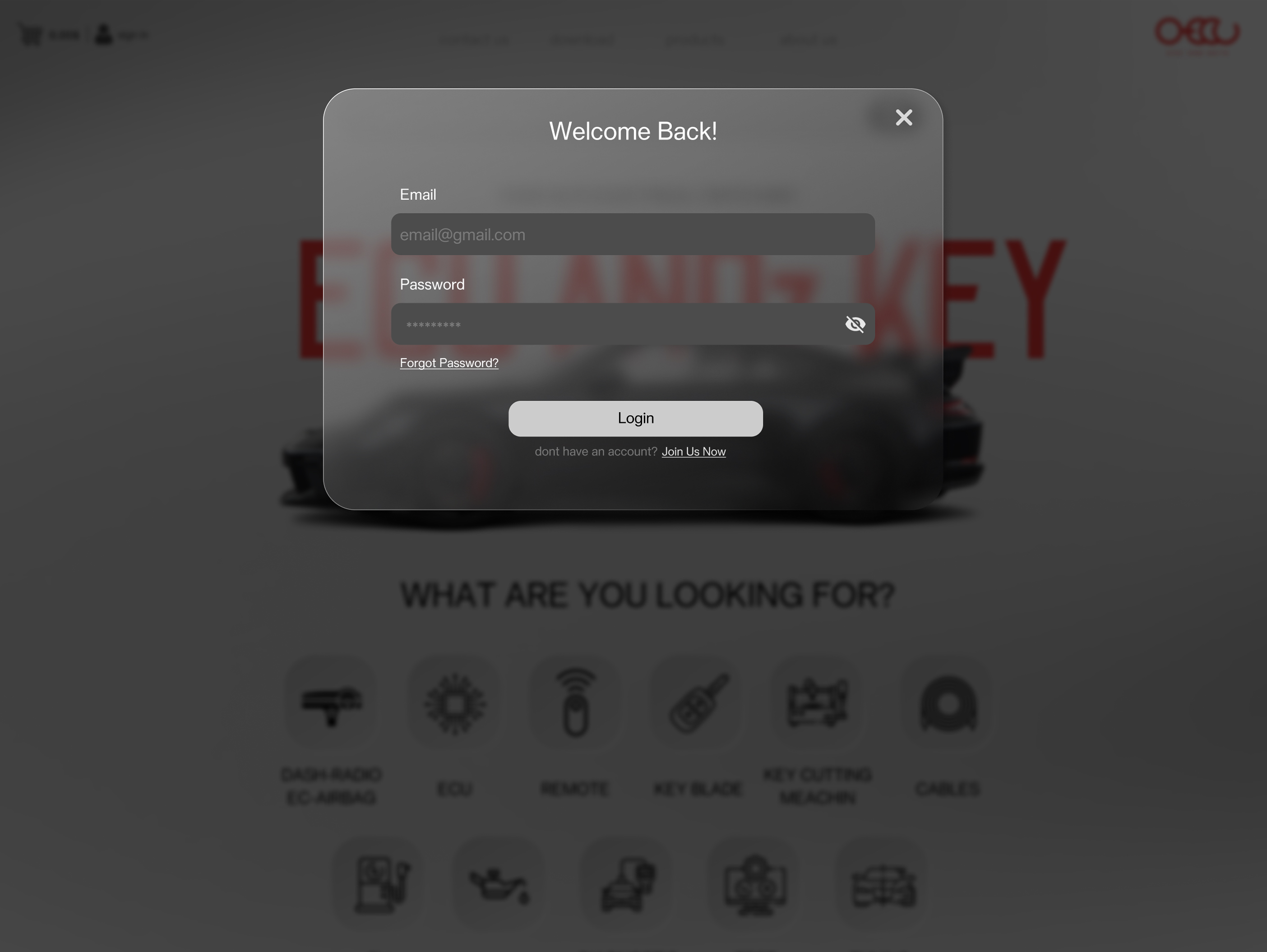 auto parts website UI & UX - car website design by Majesty Artworks on ...