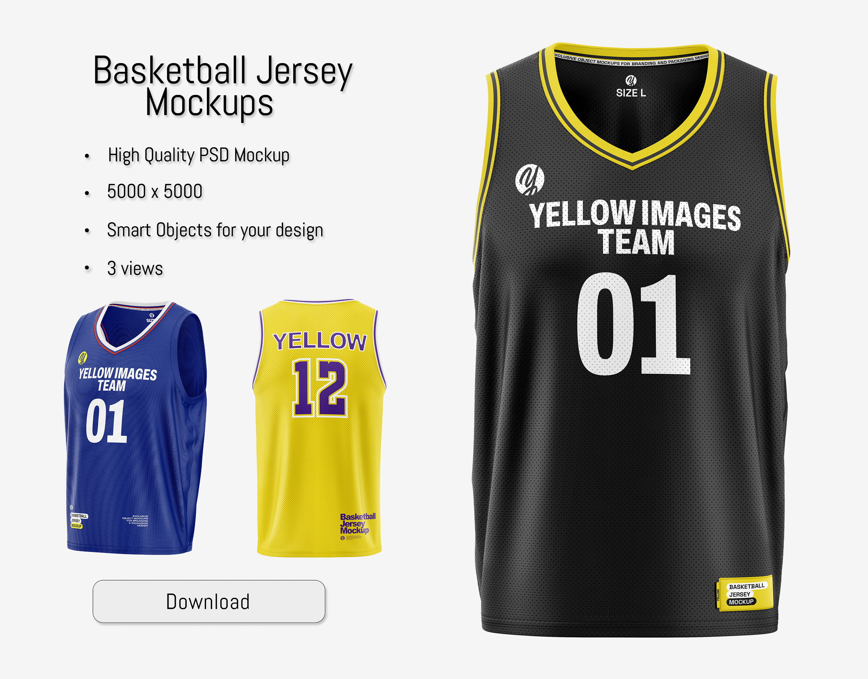 Basketball Jersey with V-Neck Mockup on Behance