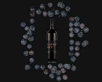 wine gallery product animation animation branding typography ui ux web